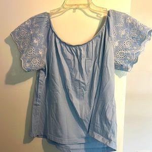 Blue H&M blouse